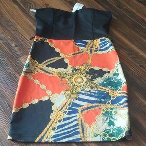 Strapless bodycon dress